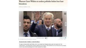 Complottheorie over afkomst & haren Geert Wilders (PVV) - © Federatie Indische Nederlanders